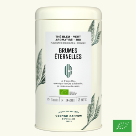BRUMES ETERNELLES - Th bleu-vert aromatis BIO - bote 100g