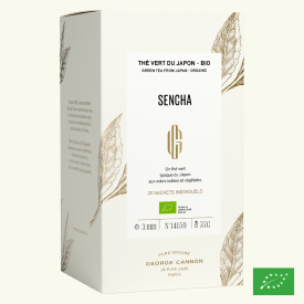 SENCHA - Th vert du Japon BIO - Bote 20 sachets