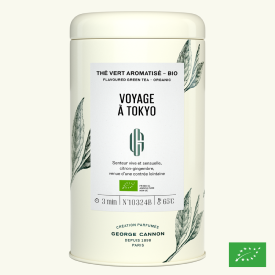 VOYAGE  TOKYO - Th vert aromatis BIO - Bote 100g