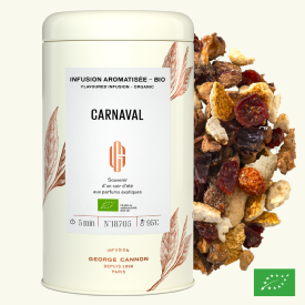 CARNAVAL - Infusion aromatisée BIO - Boîte 100g