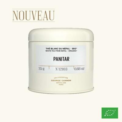 PANITAR - Thé blanc du Népal BIO - Cru d'exception - Boîte 25g