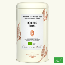 ROOIBOS ROYAL - Rooibos aromatisé BIO - Boîte 100g 