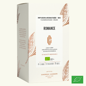 ROMANCE - Infusion aromatisée BIO - Boîte 20 sachets