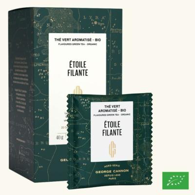 ÉTOILE FILANTE - Thé vert aromatisé BIO - Boîte 20 sachets