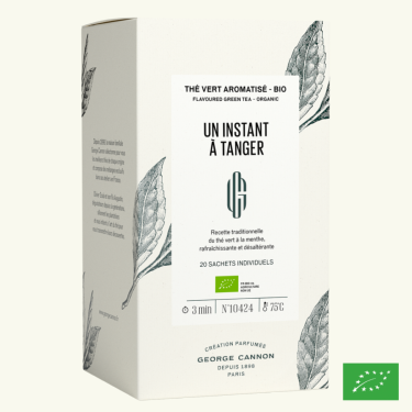 UN INSTANT À TANGER - Thé vert aromatisé BIO - boîte 20 sachets