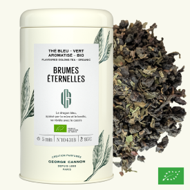 BRUMES ETERNELLES - Thé bleu-vert aromatisé BIO - boîte 100g