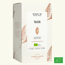 TILLEUL - Infusion BIO - Boîte 20 sachets individuels