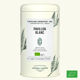 PAVILLON BLANC - Thé blanc aromatisé BIO - Boîte 50g