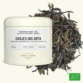 DARJEELING ARYA FIRST FLUSH 2021 - Cru d'exception d'Inde BIO - Boîte 35g