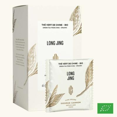 LONG JING - Thé vert de Chine BIO - Boîte 20 sachets