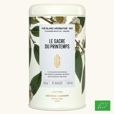 LE SACRE DU PRINTEMPS - Th blanc aromatis Bio - Bote 50g