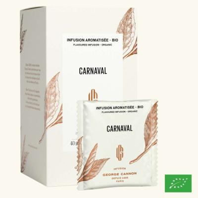 CARNAVAL - Infusion aromatisée BIO - Boîte 20 sachets