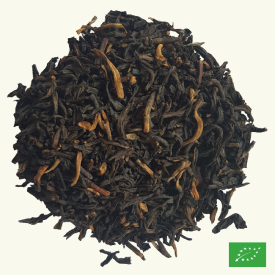 YUNNAN AIGUILLES D'OR - Thé noir de Chine BIO - Boîte 100g