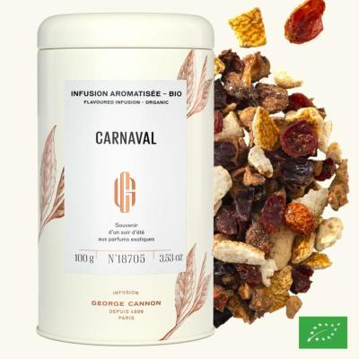 CARNAVAL - Infusion aromatisée BIO - Boîte 100g
