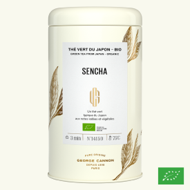 SENCHA - Thé vert du Japon BIO - Boîte 100g