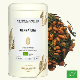 GENMAÏCHA - Thé vert du Japon BIO - Boîte 100g