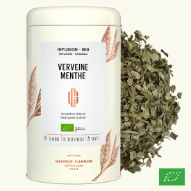 VERVEINE-MENTHE - Infusion BIO - Boîte 50g 