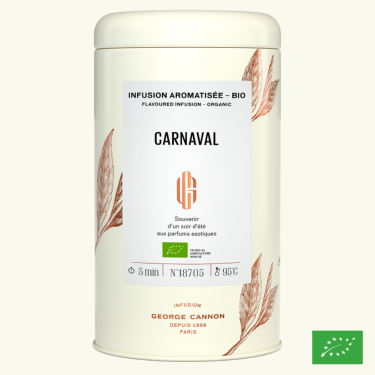 CARNAVAL - Infusion aromatisée BIO - Boîte 100g