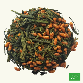 GENMAÏCHA - Thé vert du Japon BIO - Boîte 100g