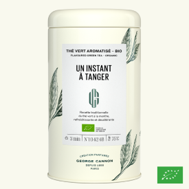 UN INSTANT À TANGER - Thé vert aromatisé BIO - Boîte 100g