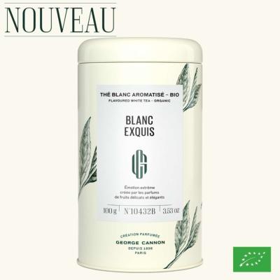 BLANC EXQUIS - Thé blanc aromatisé BIO - Boîte 50g