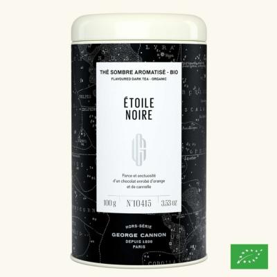 ÉTOILE NOIRE - Thé sombre aromatisé BIO - Boîte 100 g