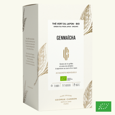 GENMAÏCHA - Thé vert du Japon BIO - Boîte 20 sachets