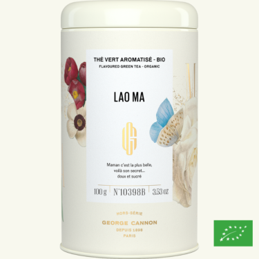 LAO MA - Thé vert aromatisé BIO - Boîte 100g