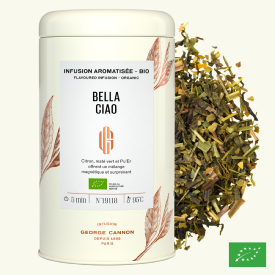 BELLA CIAO - Infusion aromatisée BIO - Boîte 100g 